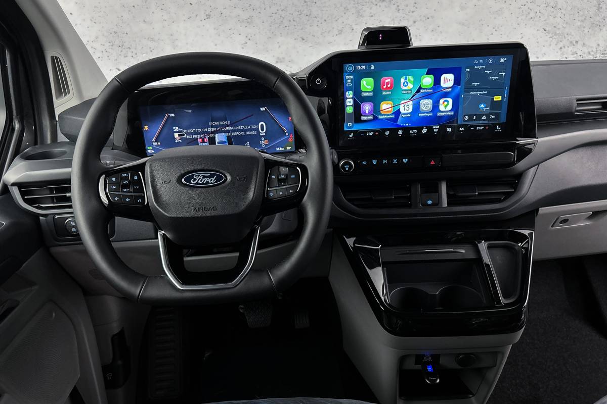 Ford  Ford E-Custom 340 L2 Sport | Dubbel cabine | 2x schuifdeur | adaptieve cruise control