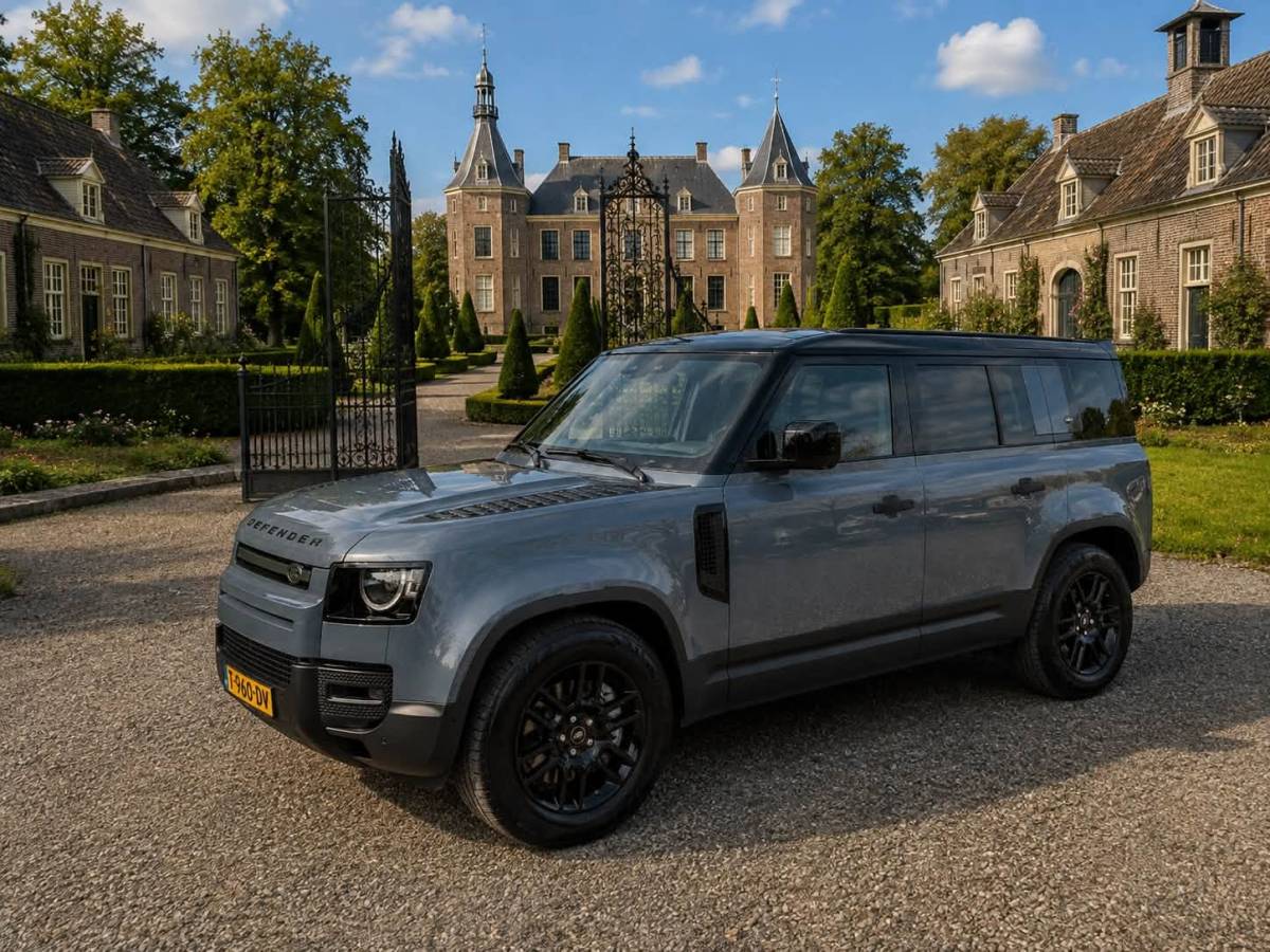 Land Rover Defender Land Rover Defender 110 3.0 P400 110 X-Dynamic S 5 Persoons Luchtvering Trekhaak LED Camera Urban 19”