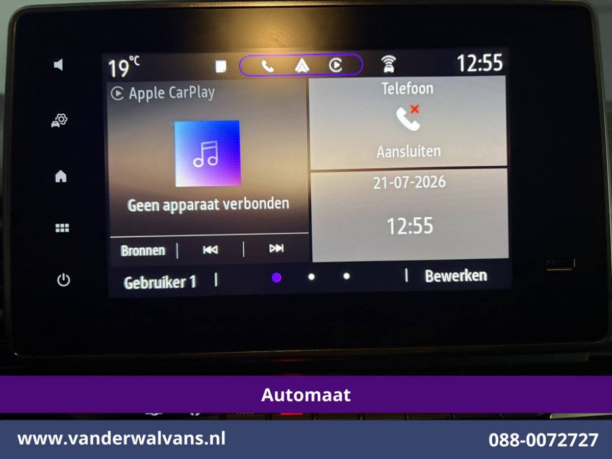 Renault Trafic Renault Trafic 2.0 Blue dCi 150pk Automaat L2H1 Euro6 Airco | 2x zijdeur | LED | Apple Carplay Cruisecontrol, Parkeersensoren, Bijrijdersbank