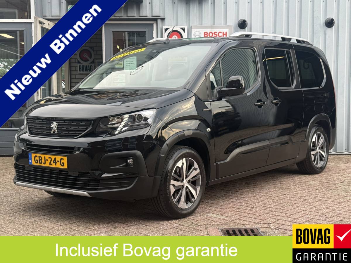 Peugeot Rifter Peugeot Rifter Long – 2 pers. Mini-Camper. 1.2 Puretech Long GT-Line . | UNIEK! | AUTOMAAT | TREKHAAK | CAMERA | CRUISE |