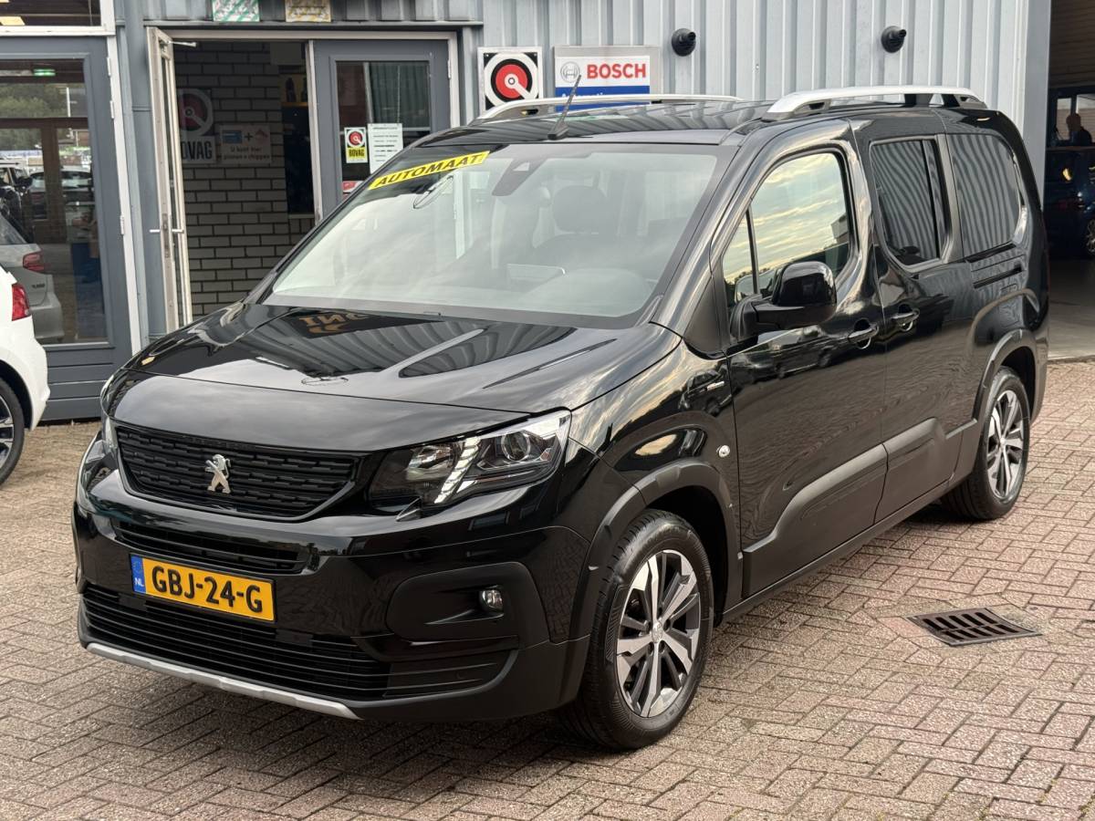 Peugeot Rifter Peugeot Rifter Long – 2 pers. Mini-Camper. 1.2 Puretech Long GT-Line . | UNIEK! | AUTOMAAT | TREKHAAK | CAMERA | CRUISE |