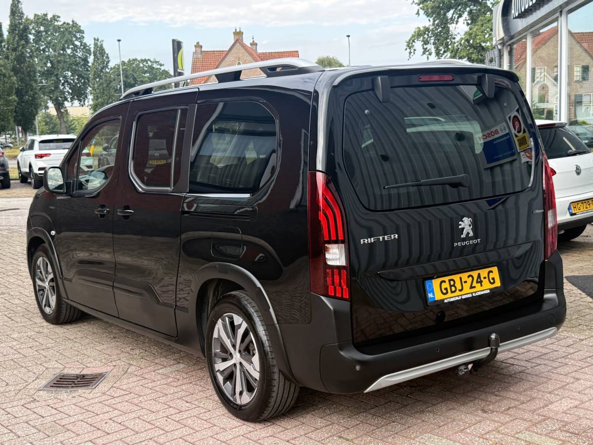 Peugeot Rifter Peugeot Rifter Long – 2 pers. Mini-Camper. 1.2 Puretech Long GT-Line . | UNIEK! | AUTOMAAT | TREKHAAK | CAMERA | CRUISE |