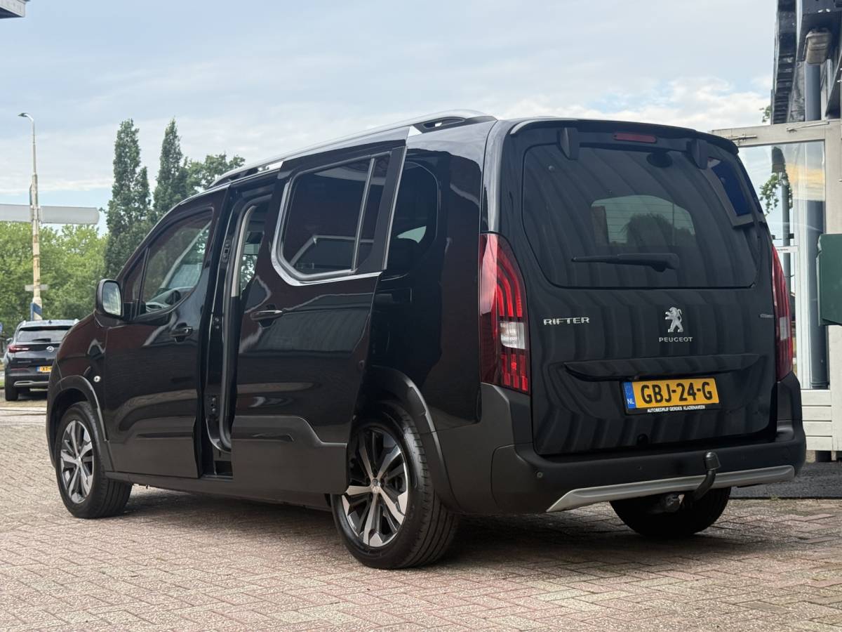 Peugeot Rifter Peugeot Rifter Long – 2 pers. Mini-Camper. 1.2 Puretech Long GT-Line | UNIEK! | AUTOMAAT | TREKHAAK | CAMERA | CRUISE |