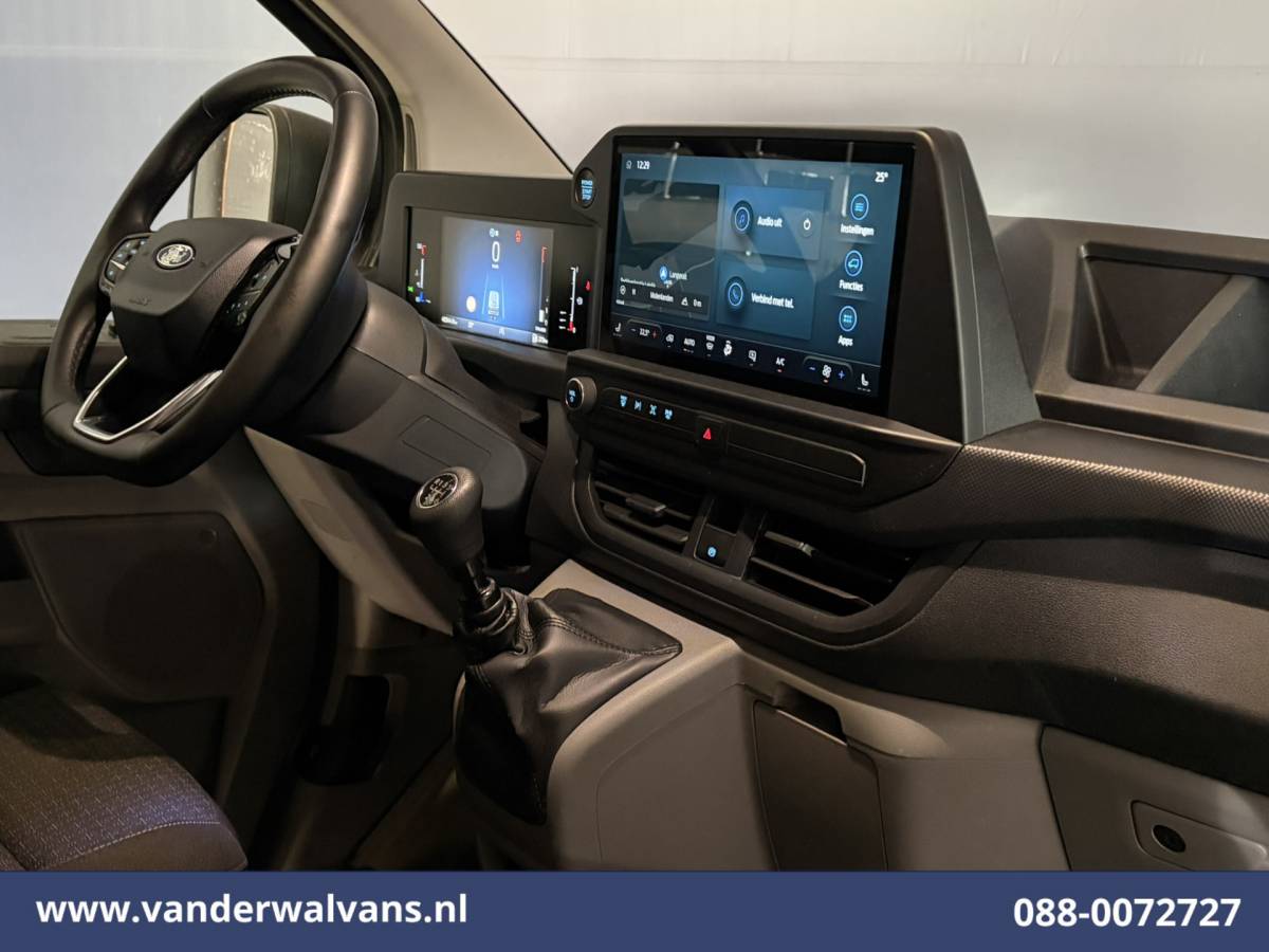 Ford Transit Custom Ford Transit Custom 2.0 TDCI 136pk L1H1 Euro6 Airco | Camera | Navigatie | LED | Apple Carplay | Adaptieve Cruisecontrol Android Auto, Verwarmde voorruit, Stoelverwarming, Parkeersensoren, Bijrijdersbank, 2590kg trekvermogen