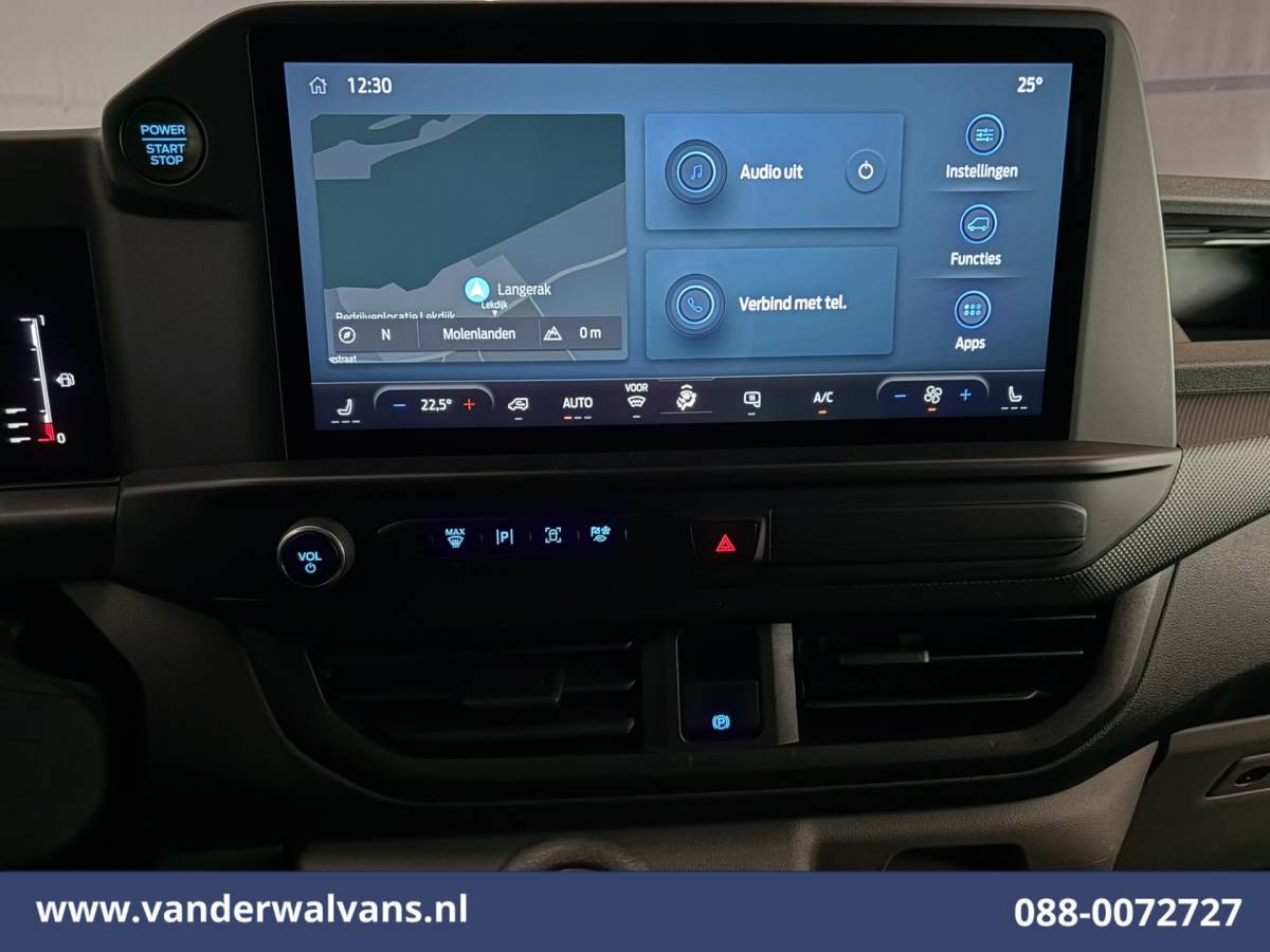 Ford Transit Custom Ford Transit Custom 2.0 TDCI 136pk L1H1 Euro6 Airco | Camera | Navigatie | LED | Apple Carplay | Adaptieve Cruisecontrol Android Auto, Verwarmde voorruit, Stoelverwarming, Parkeersensoren, Bijrijdersbank, 2590kg trekvermogen