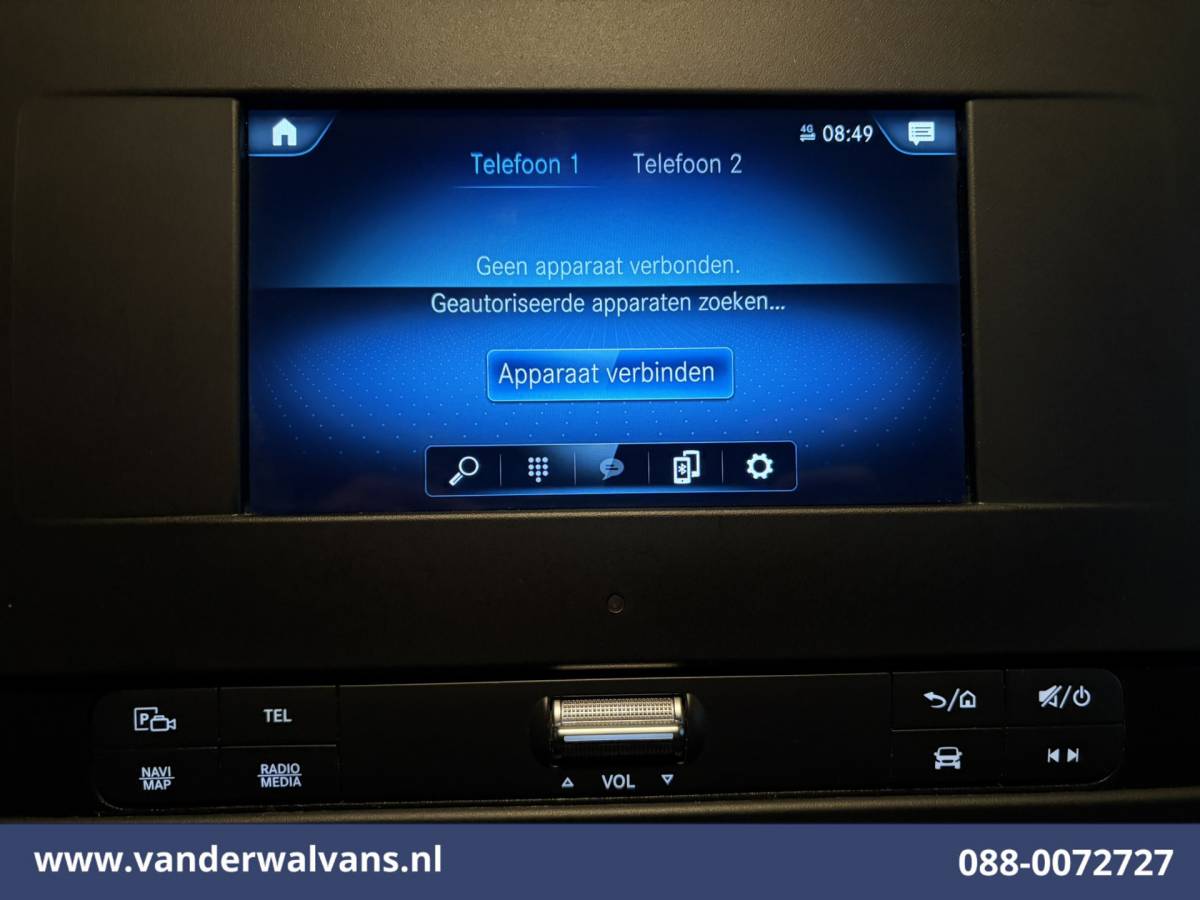 Mercedes-Benz Sprinter Mercedes-Benz Sprinter 317 CDI 170pk L2H2 Euro6 Airco | 360 graden Camera | Navigatie | Apple Carplay | Cruisecontrol Android Auto, Chauffeursstoel, Stoelverwarming, Parkeersensoren, Bijrijdersbank