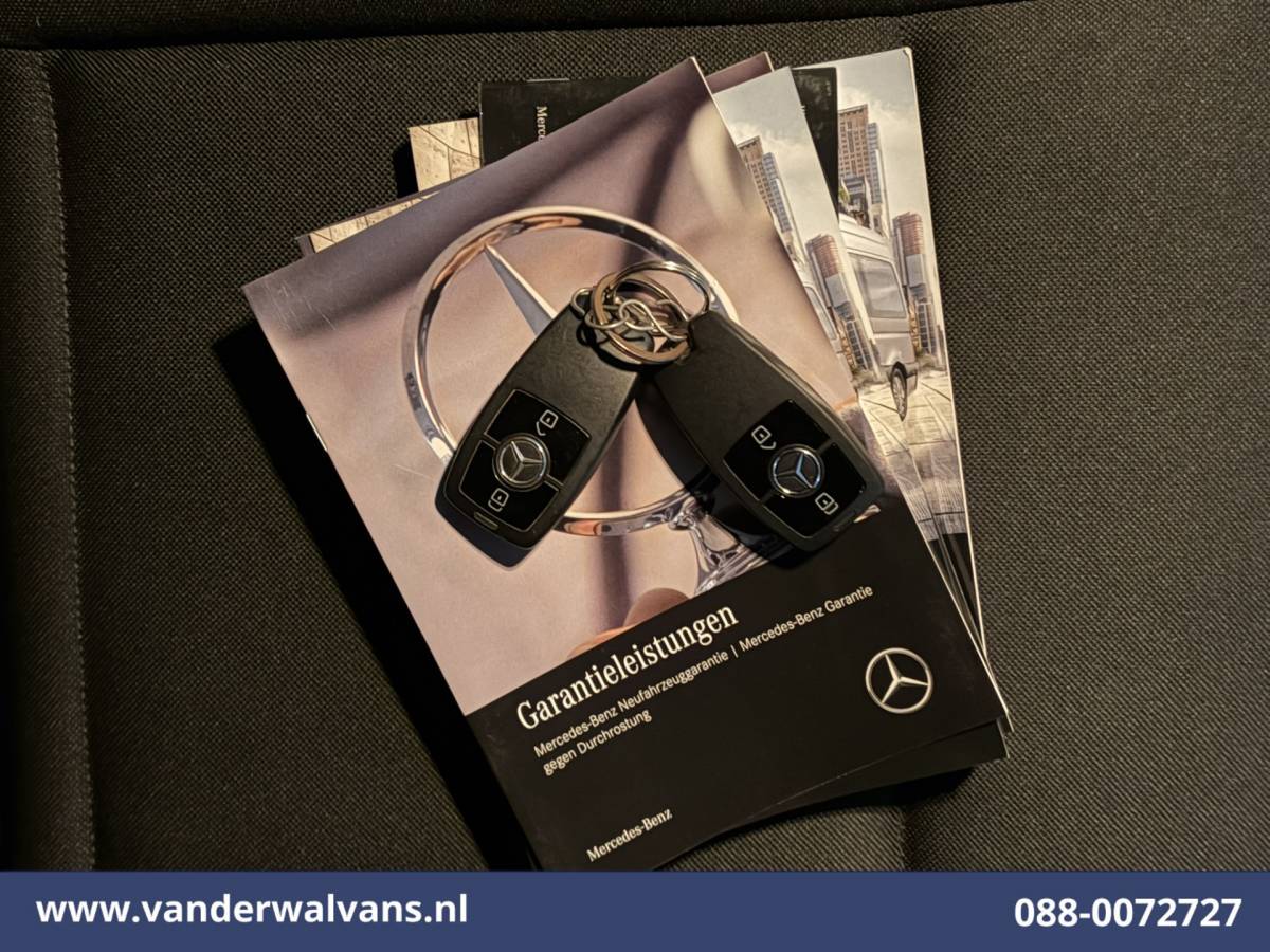 Mercedes-Benz Sprinter Mercedes-Benz Sprinter 317 CDI 170pk L2H2 Euro6 Airco | 360 graden Camera | Navigatie | Apple Carplay | Cruisecontrol Android Auto, Chauffeursstoel, Stoelverwarming, Parkeersensoren, Bijrijdersbank