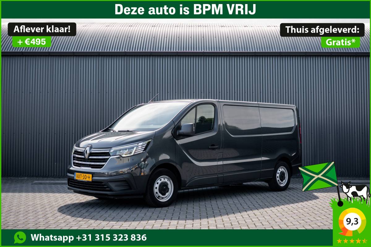 Renault Trafic Renault Trafic **2.0 dCi 110 L2H1 | 3-Zits | 110 PK | LED | Cruise | Navi | Airco | Trekhaak**