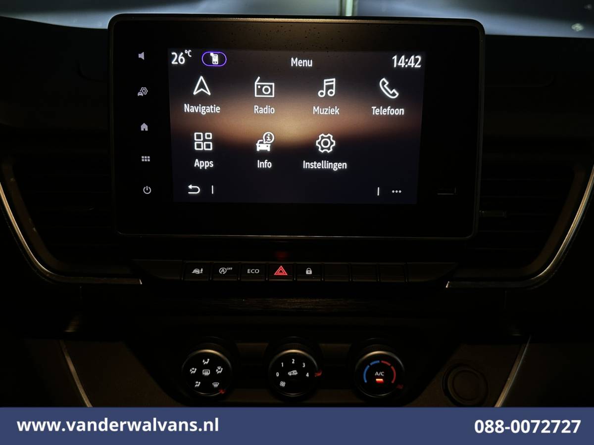 Renault Trafic Renault Trafic 2.0 Blue dCi 131pk L1H1 Euro6 Airco | Imperiaal | Navigatie | Camera | LED | Cruisecontrol Android Auto, Parkeersensoren, Bijrijdersbank