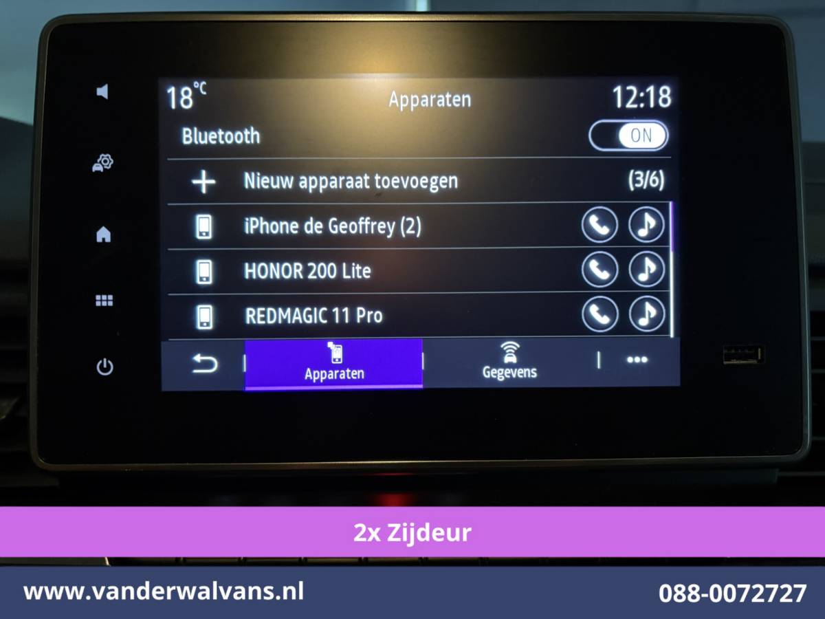 Renault Trafic Renault Trafic 2.0 dCi 131pk L2H1 Euro6 Airco | 2x zijdeur | LED | Apple Carplay | Cruisecontrol Parkeersensoren, Bijrijdersbank, 2500kg trekvermogen