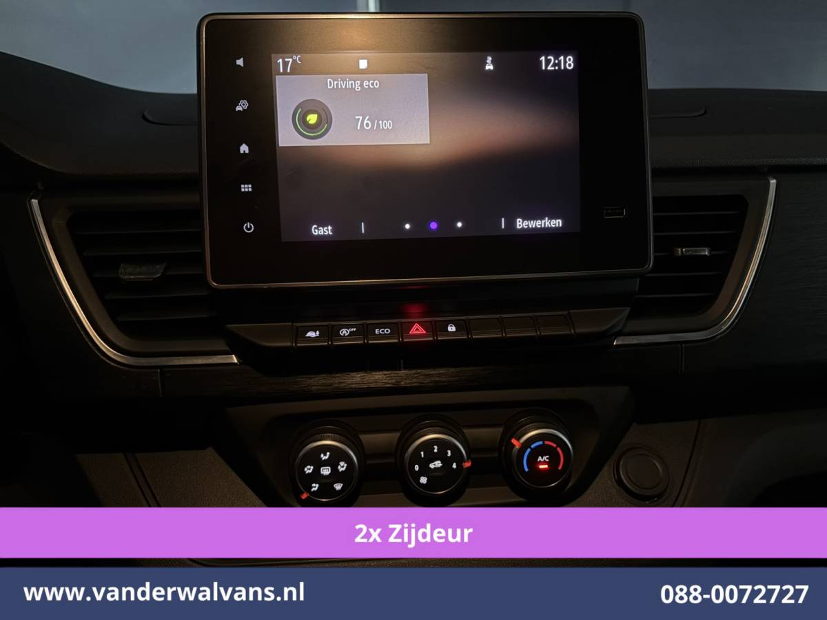 Renault Trafic Renault Trafic 2.0 dCi 131pk L2H1 Euro6 Airco | 2x zijdeur | LED | Apple Carplay | Cruisecontrol Parkeersensoren, Bijrijdersbank, 2500kg trekvermogen
