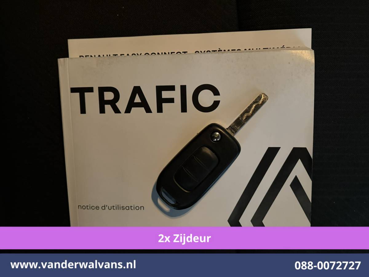 Renault Trafic Renault Trafic 2.0 dCi 131pk L2H1 Euro6 Airco | 2x zijdeur | LED | Apple Carplay | Cruisecontrol Parkeersensoren, Bijrijdersbank, 2500kg trekvermogen