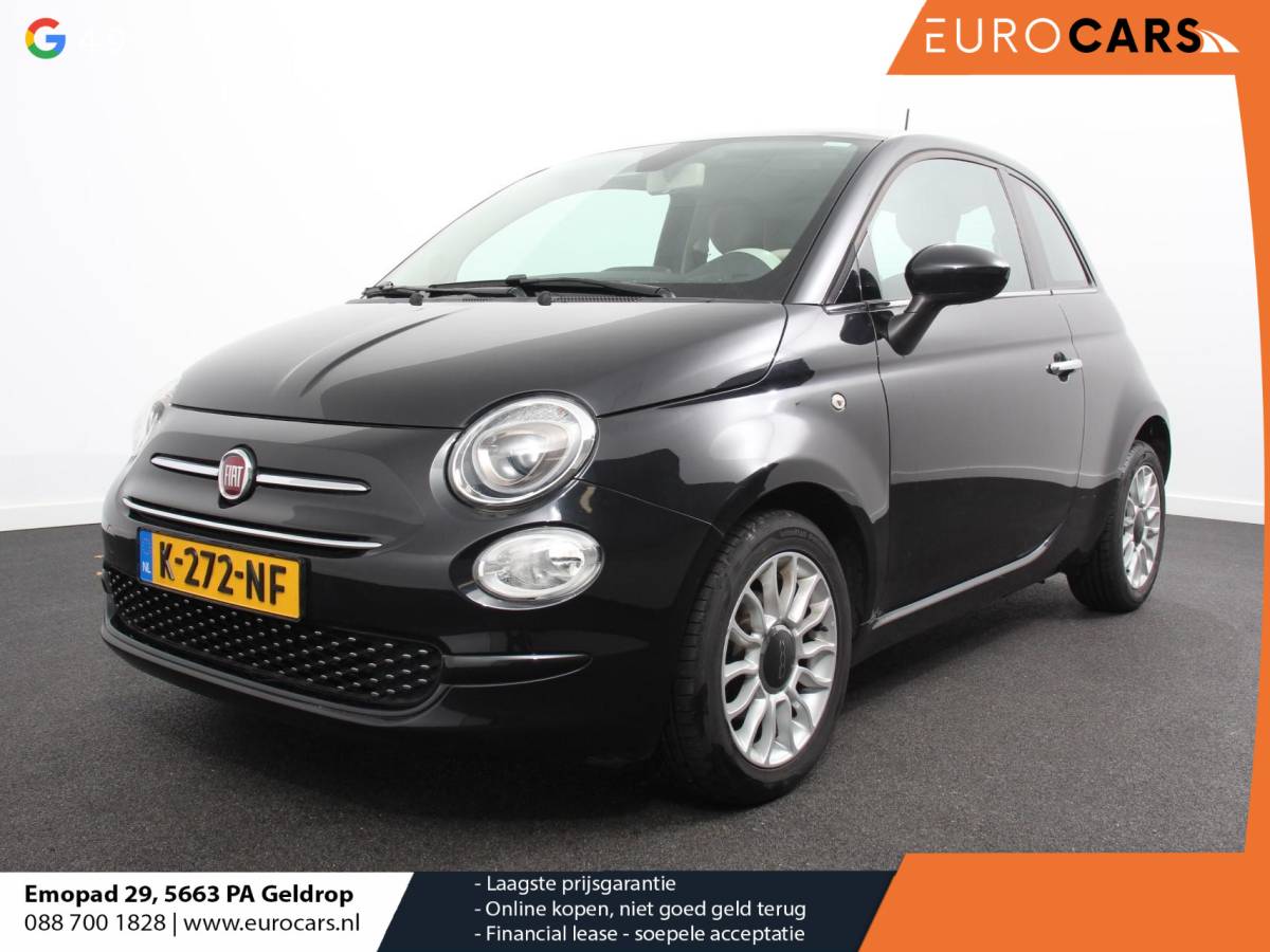 Fiat 500 Fiat 500 1.2 Lounge Navigatie Leder Interieur Climate Control Panoramadak Parkeer sensoren