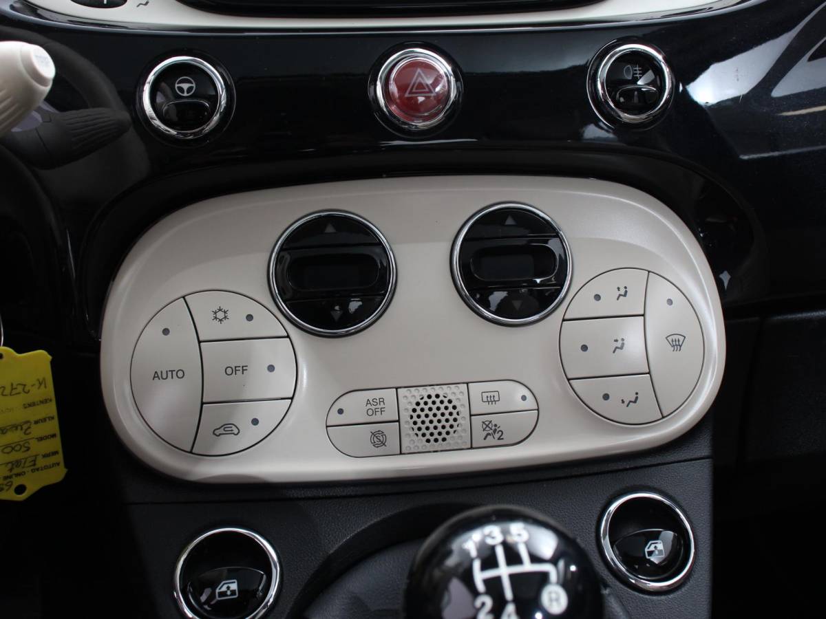 Fiat 500 Fiat 500 1.2 Lounge Navigatie Leder Interieur Climate Control Panoramadak Parkeer sensoren