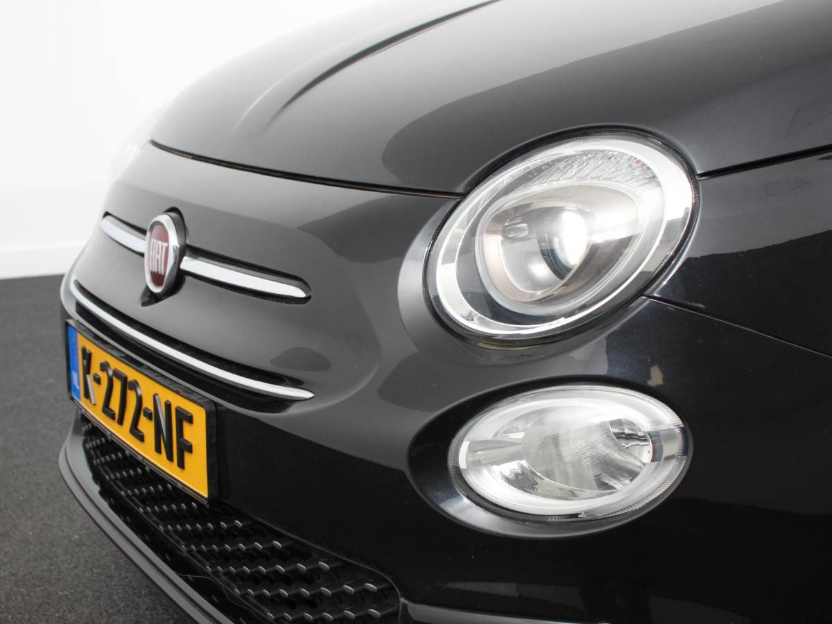 Fiat 500 Fiat 500 1.2 Lounge Navigatie Leder Interieur Climate Control Panoramadak Parkeer sensoren