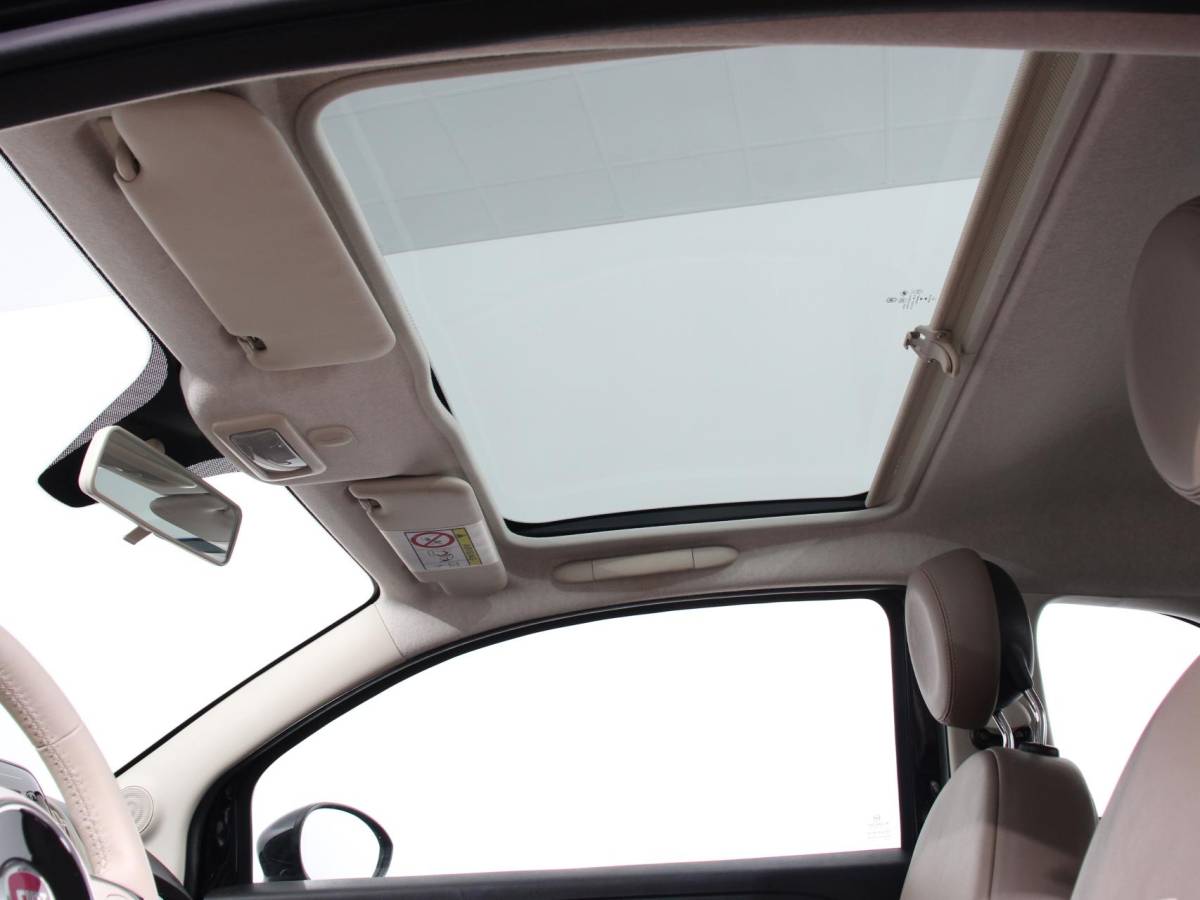Fiat 500 Fiat 500 1.2 Lounge Navigatie Leder Interieur Climate Control Panoramadak Parkeer sensoren