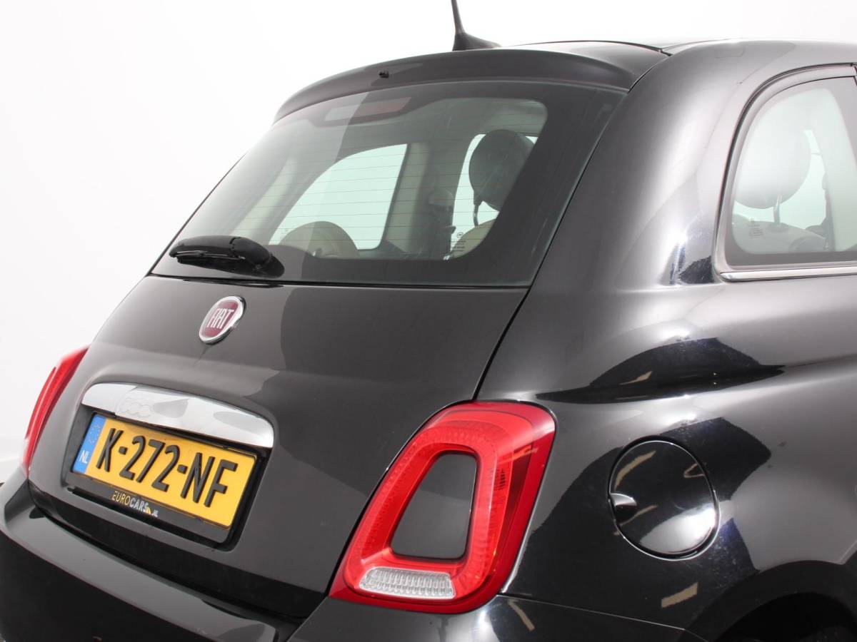 Fiat 500 Fiat 500 1.2 Lounge Navigatie Leder Interieur Climate Control Panoramadak Parkeer sensoren