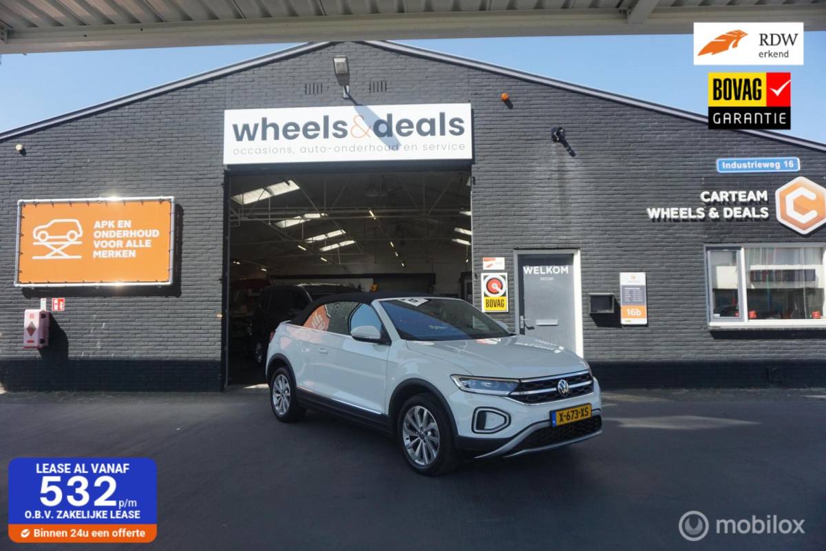 Volkswagen T-Roc Volkswagen T-Roc Cabrio 1.5 TSI R-Line ( 1e eigenaar ! )