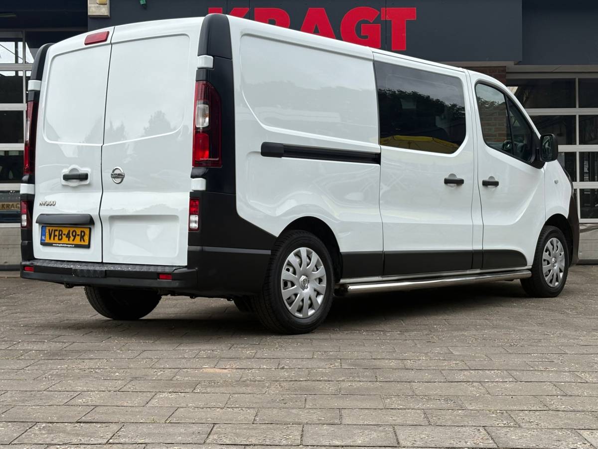Nissan NV300 Nissan NV300 2.0 dCi 120 L2H1 Acenta DC Comfort|NAP|DUBBElCABINE|airco|cruise|navi|parkeersensoren achter|bluetooth|EURO6