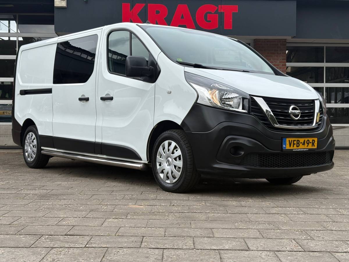 Nissan NV300 Nissan NV300 2.0 dCi 120 L2H1 Acenta DC Comfort|NAP|DUBBElCABINE|airco|cruise|navi|parkeersensoren achter|bluetooth|EURO6