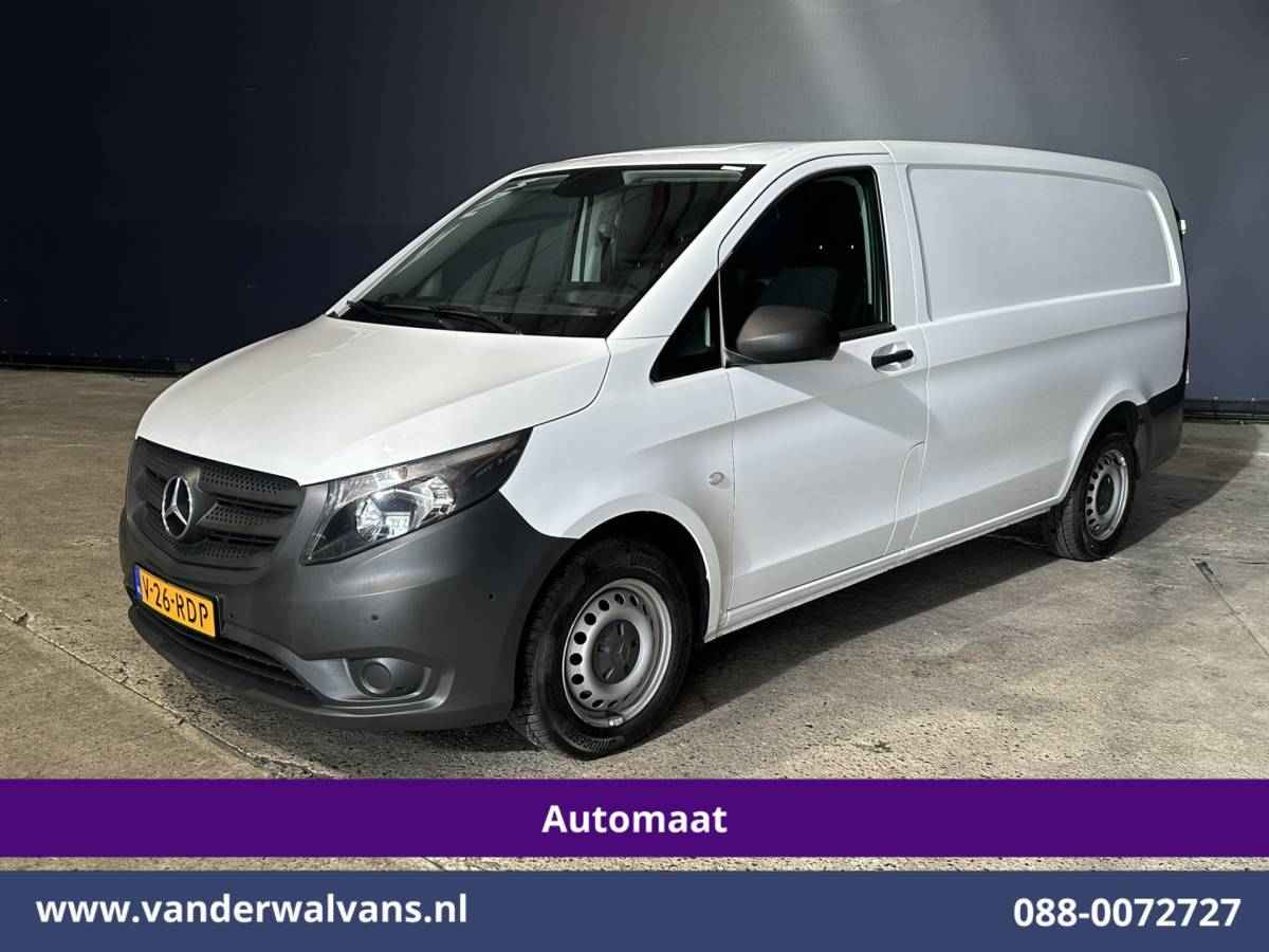 Mercedes-Benz Vito Mercedes-Benz Vito 114 CDI 136pk 9G-Tronic Automaat L2H1 Euro6 Airco | Camera | Navigatie | Apple Carplay Android Auto, Cruisecontrol, Parkeersensoren, Bijrijdersbank