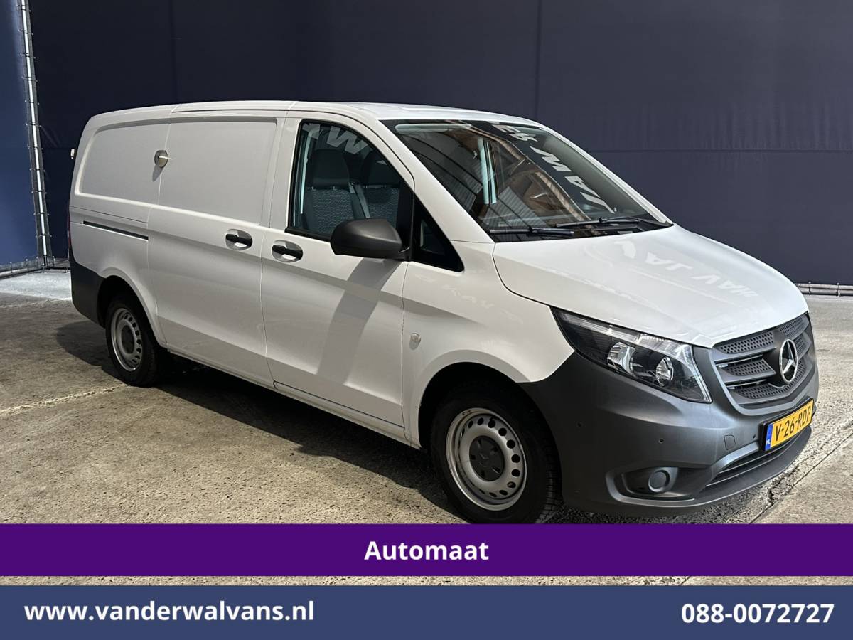 Mercedes-Benz Vito Mercedes-Benz Vito 114 CDI 136pk 9G-Tronic Automaat L2H1 Euro6 Airco | Camera | Navigatie | Apple Carplay Android Auto, Cruisecontrol, Parkeersensoren, Bijrijdersbank