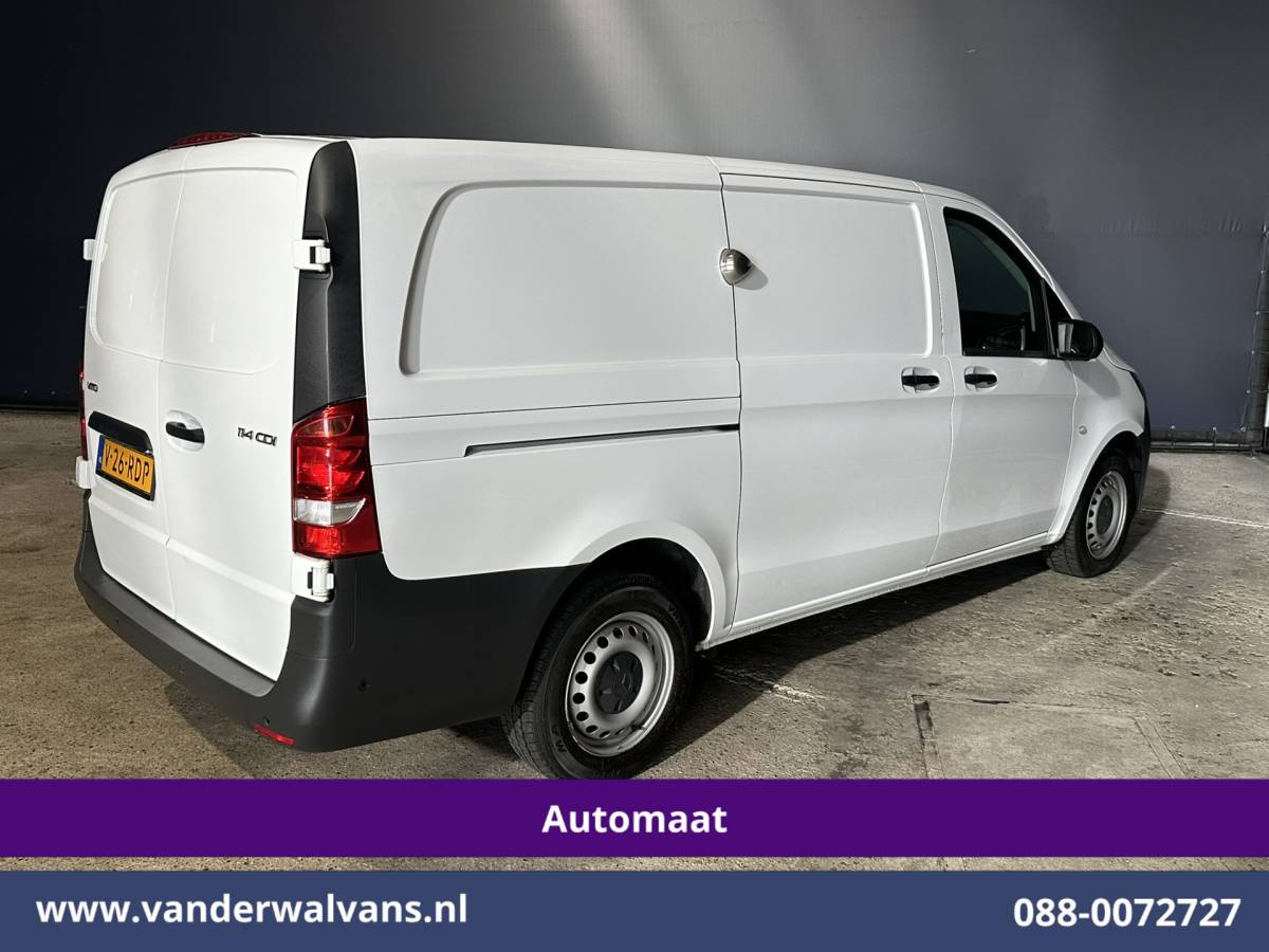 Mercedes-Benz Vito Mercedes-Benz Vito 114 CDI 136pk 9G-Tronic Automaat L2H1 Euro6 Airco | Camera | Navigatie | Apple Carplay Android Auto, Cruisecontrol, Parkeersensoren, Bijrijdersbank