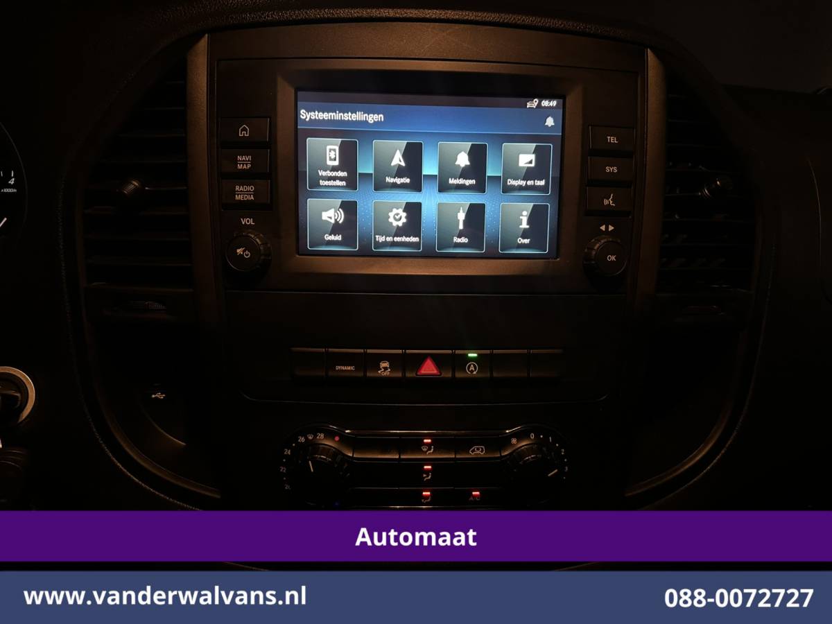 Mercedes-Benz Vito Mercedes-Benz Vito 114 CDI 136pk 9G-Tronic Automaat L2H1 Euro6 Airco | Camera | Navigatie | Apple Carplay Android Auto, Cruisecontrol, Parkeersensoren, Bijrijdersbank