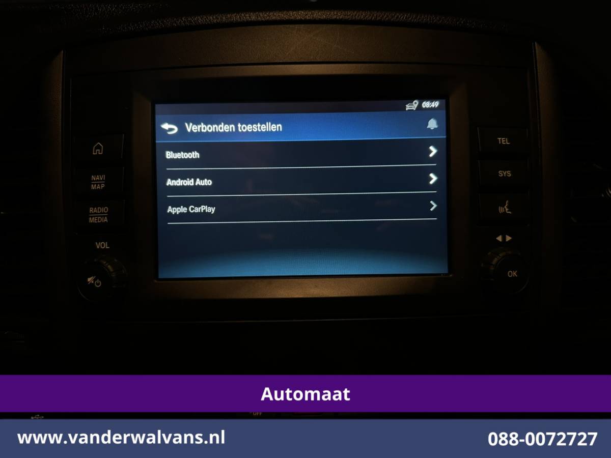 Mercedes-Benz Vito Mercedes-Benz Vito 114 CDI 136pk 9G-Tronic Automaat L2H1 Euro6 Airco | Camera | Navigatie | Apple Carplay Android Auto, Cruisecontrol, Parkeersensoren, Bijrijdersbank