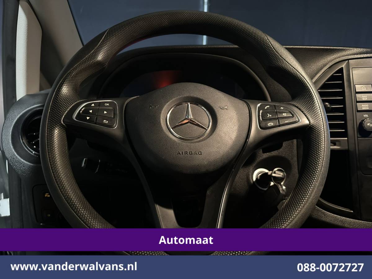 Mercedes-Benz Vito Mercedes-Benz Vito 114 CDI 136pk 9G-Tronic Automaat L2H1 Euro6 Airco | Camera | Navigatie | Apple Carplay Android Auto, Cruisecontrol, Parkeersensoren, Bijrijdersbank