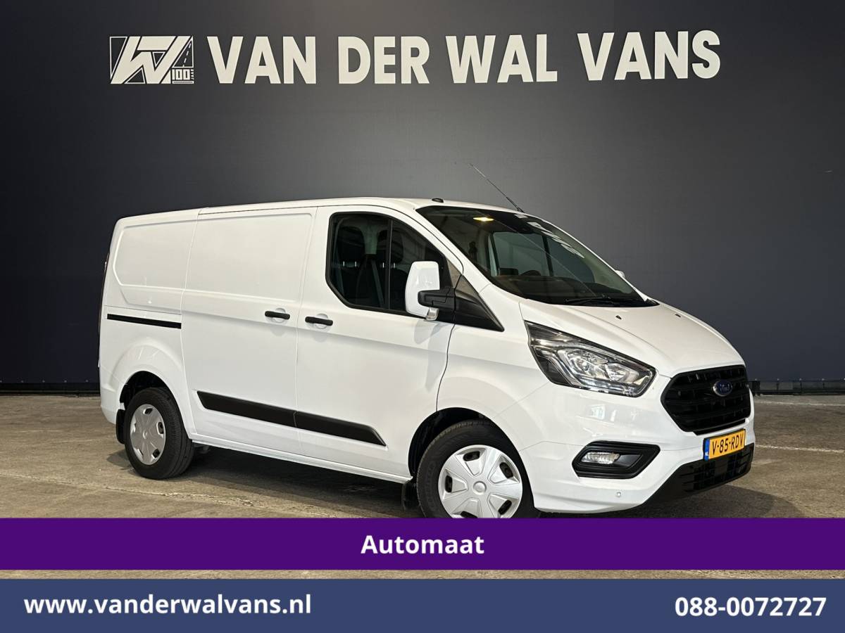 Ford Transit Custom Ford Transit Custom 2.0 TDCI 131pk Automaat L1H1 Euro6 Airco | Navigatie | LED | Adapatieve Cruisecontrol Stoelverwarming, Verwarmde voorruit, Parkeersensoren, Bijrijdersbank