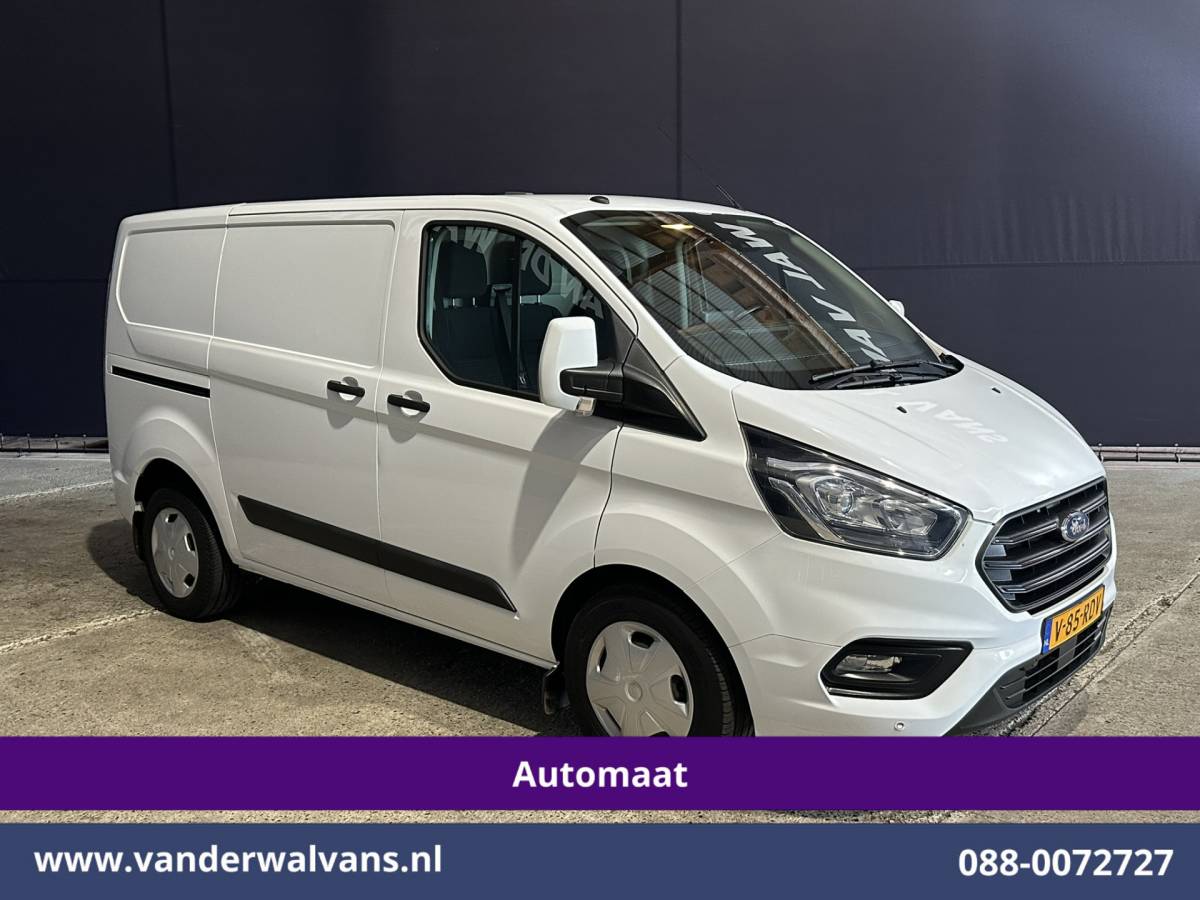 Ford Transit Custom Ford Transit Custom 2.0 TDCI 131pk Automaat L1H1 Euro6 Airco | Navigatie | LED | Adapatieve Cruisecontrol Stoelverwarming, Verwarmde voorruit, Parkeersensoren, Bijrijdersbank