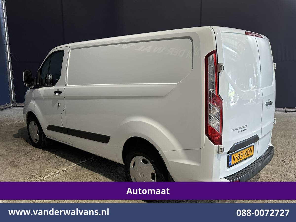 Ford Transit Custom Ford Transit Custom 2.0 TDCI 131pk Automaat L1H1 Euro6 Airco | Navigatie | LED | Adapatieve Cruisecontrol Stoelverwarming, Verwarmde voorruit, Parkeersensoren, Bijrijdersbank