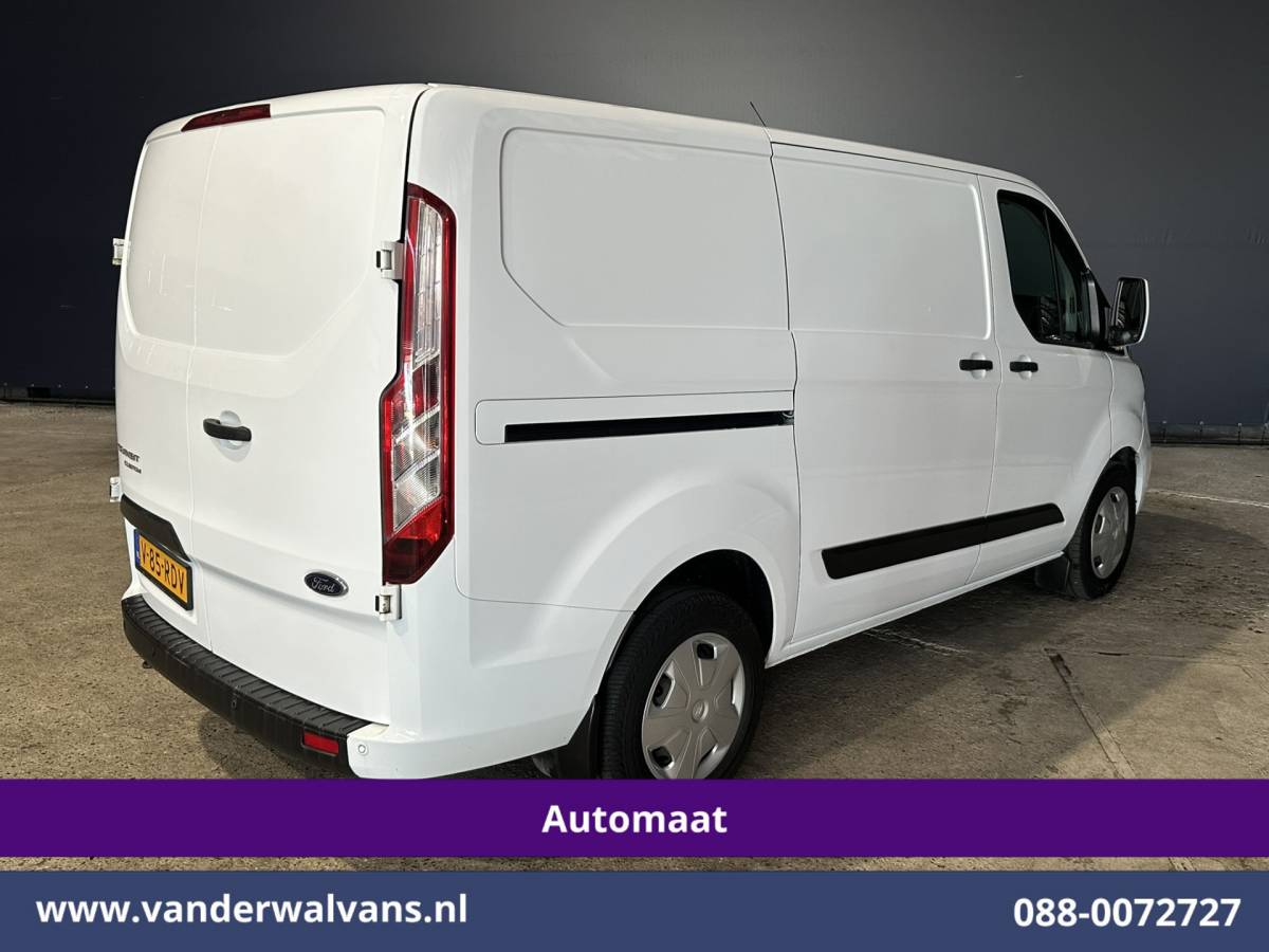 Ford Transit Custom Ford Transit Custom 2.0 TDCI 131pk Automaat L1H1 Euro6 Airco | Navigatie | LED | Adapatieve Cruisecontrol Stoelverwarming, Verwarmde voorruit, Parkeersensoren, Bijrijdersbank