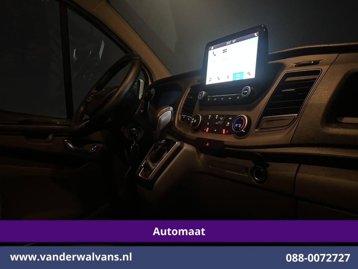 Ford Transit Custom Ford Transit Custom 2.0 TDCI 131pk Automaat L1H1 Euro6 Airco | Navigatie | LED | Adapatieve Cruisecontrol Stoelverwarming, Verwarmde voorruit, Parkeersensoren, Bijrijdersbank