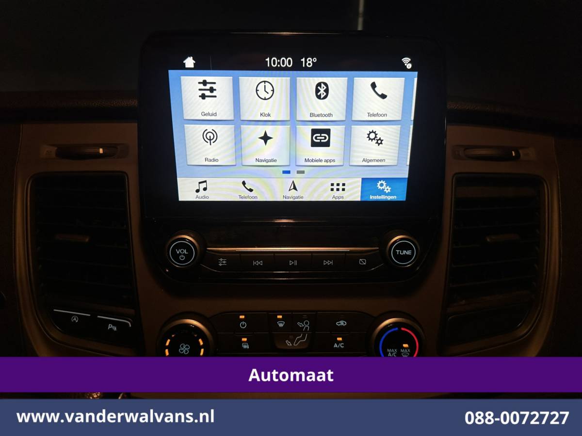 Ford Transit Custom Ford Transit Custom 2.0 TDCI 131pk Automaat L1H1 Euro6 Airco | Navigatie | LED | Adapatieve Cruisecontrol Stoelverwarming, Verwarmde voorruit, Parkeersensoren, Bijrijdersbank