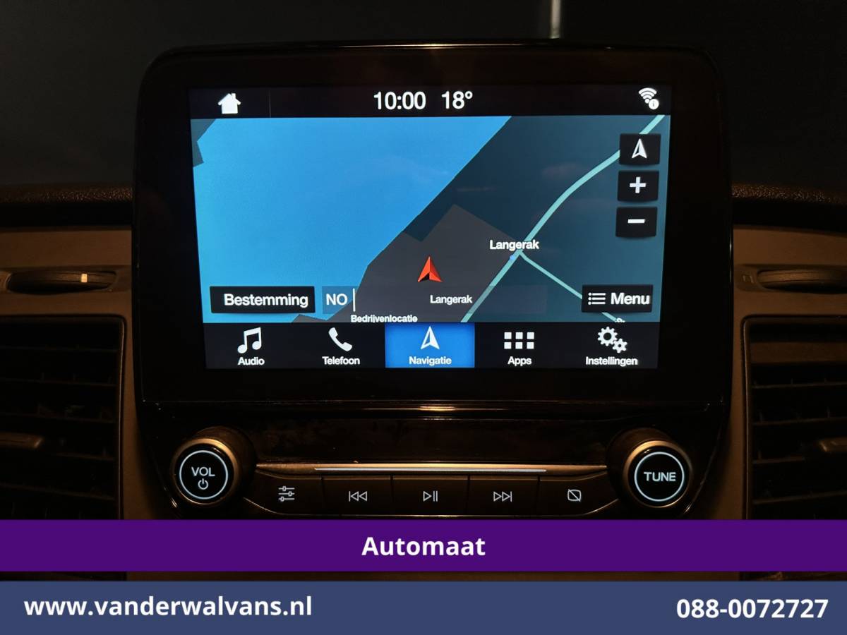 Ford Transit Custom Ford Transit Custom 2.0 TDCI 131pk Automaat L1H1 Euro6 Airco | Navigatie | LED | Adapatieve Cruisecontrol Stoelverwarming, Verwarmde voorruit, Parkeersensoren, Bijrijdersbank