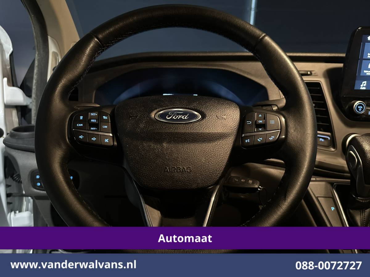 Ford Transit Custom Ford Transit Custom 2.0 TDCI 131pk Automaat L1H1 Euro6 Airco | Navigatie | LED | Adapatieve Cruisecontrol Stoelverwarming, Verwarmde voorruit, Parkeersensoren, Bijrijdersbank