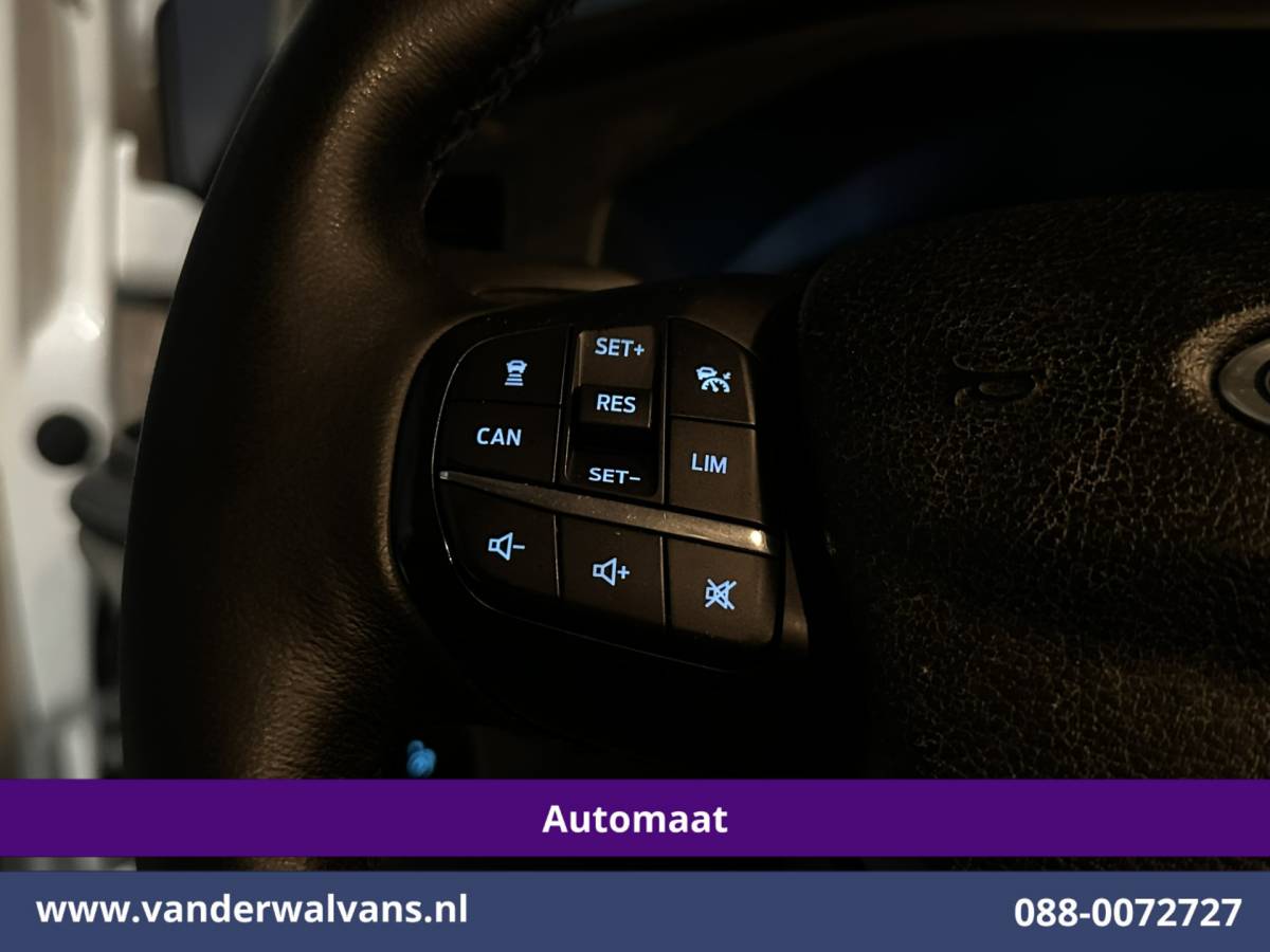 Ford Transit Custom Ford Transit Custom 2.0 TDCI 131pk Automaat L1H1 Euro6 Airco | Navigatie | LED | Adapatieve Cruisecontrol Stoelverwarming, Verwarmde voorruit, Parkeersensoren, Bijrijdersbank