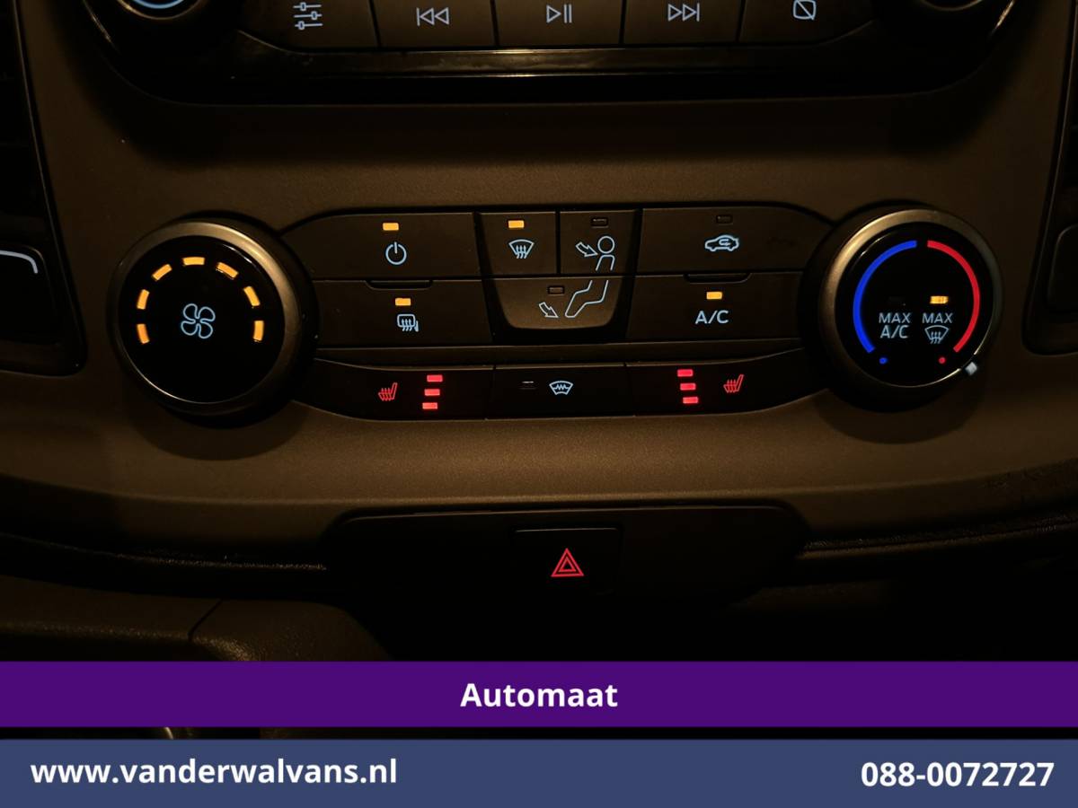 Ford Transit Custom Ford Transit Custom 2.0 TDCI 131pk Automaat L1H1 Euro6 Airco | Navigatie | LED | Adapatieve Cruisecontrol Stoelverwarming, Verwarmde voorruit, Parkeersensoren, Bijrijdersbank