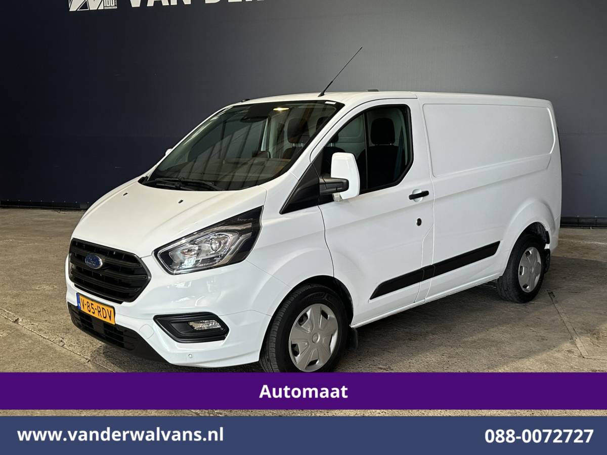 Ford Transit Custom Ford Transit Custom 2.0 TDCI 131pk Automaat L1H1 Euro6 Airco | Navigatie | LED | Adapatieve Cruisecontrol Stoelverwarming, Verwarmde voorruit, Parkeersensoren, Bijrijdersbank