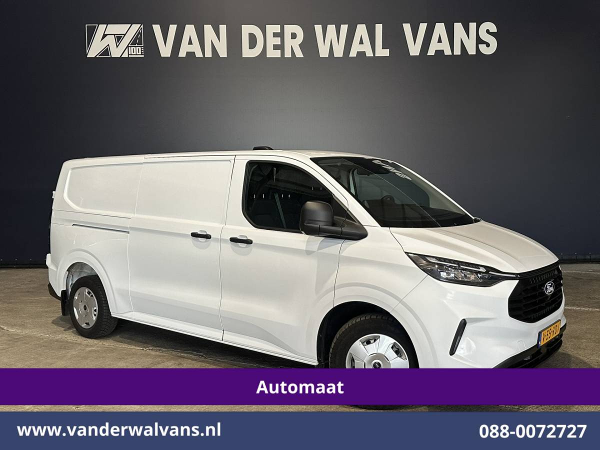 Ford Transit Custom Ford Transit Custom 2.0 TDCI 170pk Automaat L2H1 Euro6 Airco | Camera | Apple Carplay | LED | Cruisecontrol Android Auto, Verwarmde voorruit, Stoelverwarming, Parkeersensoren, Bijrijdersbank