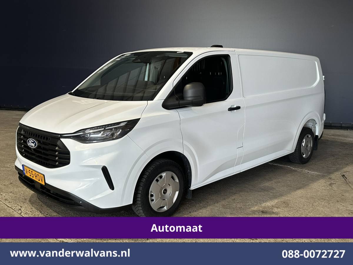 Ford Transit Custom Ford Transit Custom 2.0 TDCI 170pk Automaat L2H1 Euro6 Airco | Camera | Apple Carplay | LED | Cruisecontrol Android Auto, Verwarmde voorruit, Stoelverwarming, Parkeersensoren, Bijrijdersbank