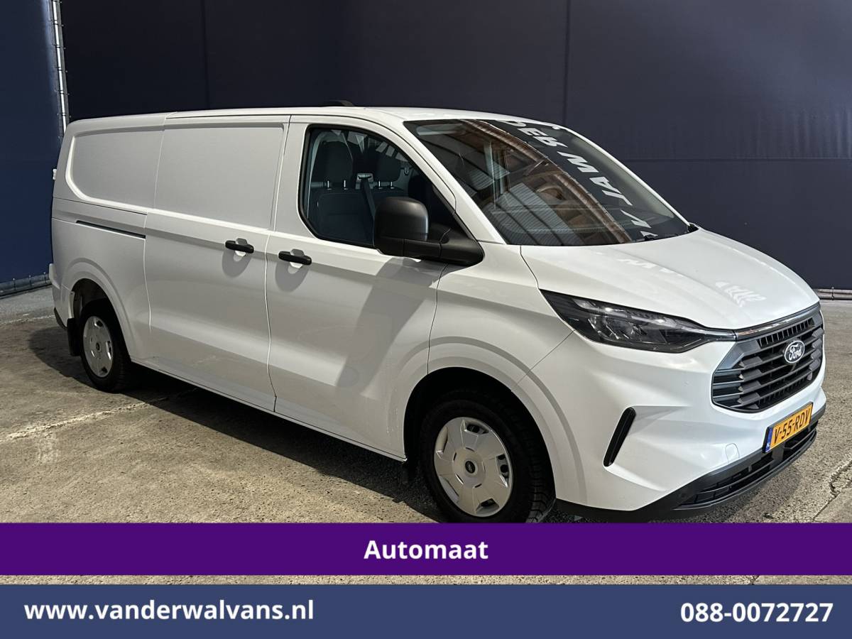 Ford Transit Custom Ford Transit Custom 2.0 TDCI 170pk Automaat L2H1 Euro6 Airco | Camera | Apple Carplay | LED | Cruisecontrol Android Auto, Verwarmde voorruit, Stoelverwarming, Parkeersensoren, Bijrijdersbank