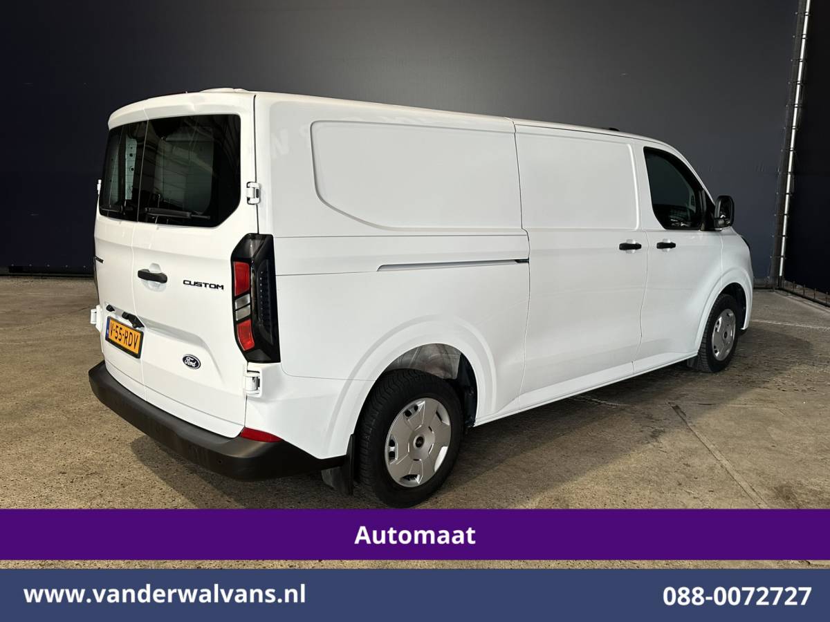 Ford Transit Custom Ford Transit Custom 2.0 TDCI 170pk Automaat L2H1 Euro6 Airco | Camera | Apple Carplay | LED | Cruisecontrol Android Auto, Verwarmde voorruit, Stoelverwarming, Parkeersensoren, Bijrijdersbank