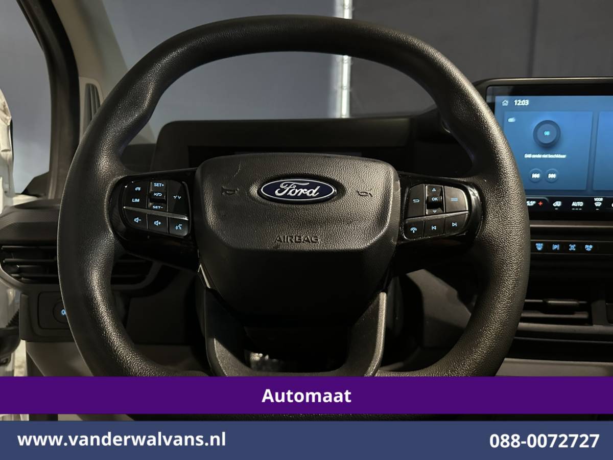 Ford Transit Custom Ford Transit Custom 2.0 TDCI 170pk Automaat L2H1 Euro6 Airco | Camera | Apple Carplay | LED | Cruisecontrol Android Auto, Verwarmde voorruit, Stoelverwarming, Parkeersensoren, Bijrijdersbank