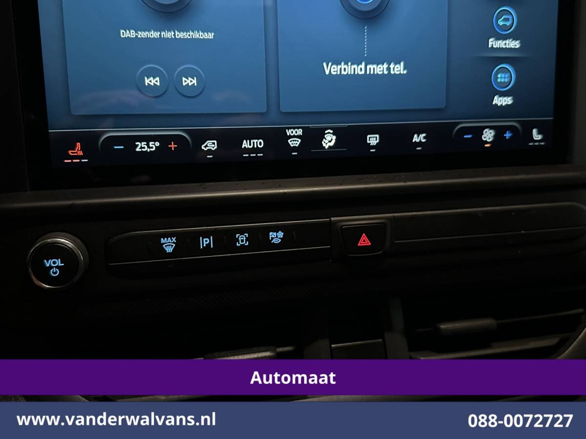 Ford Transit Custom Ford Transit Custom 2.0 TDCI 170pk Automaat L2H1 Euro6 Airco | Camera | Apple Carplay | LED | Cruisecontrol Android Auto, Verwarmde voorruit, Stoelverwarming, Parkeersensoren, Bijrijdersbank