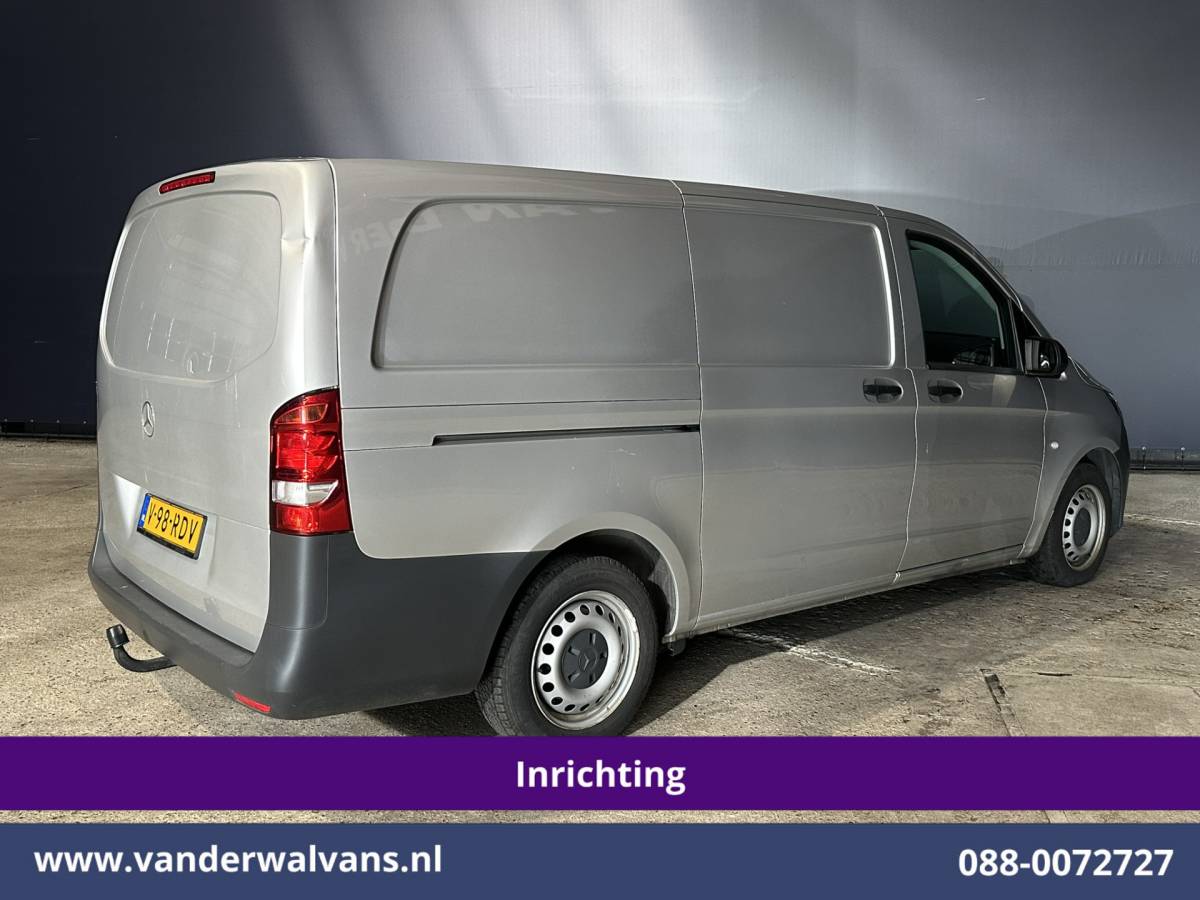 Mercedes-Benz Vito Mercedes-Benz Vito 114 CDI 136pk RWD L2H1 Inrichting Euro6 Airco | Camera | Navigatie | Cruisecontrol | Trekhaak Bijrijdersbank, Achterklep