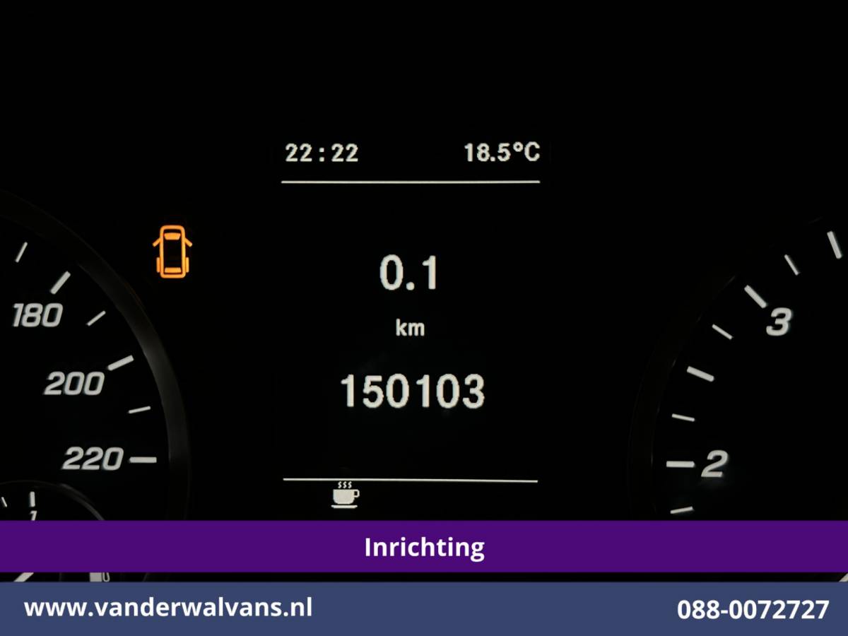 Mercedes-Benz Vito Mercedes-Benz Vito 114 CDI 136pk RWD L2H1 Inrichting Euro6 Airco | Camera | Navigatie | Cruisecontrol | Trekhaak Bijrijdersbank, Achterklep