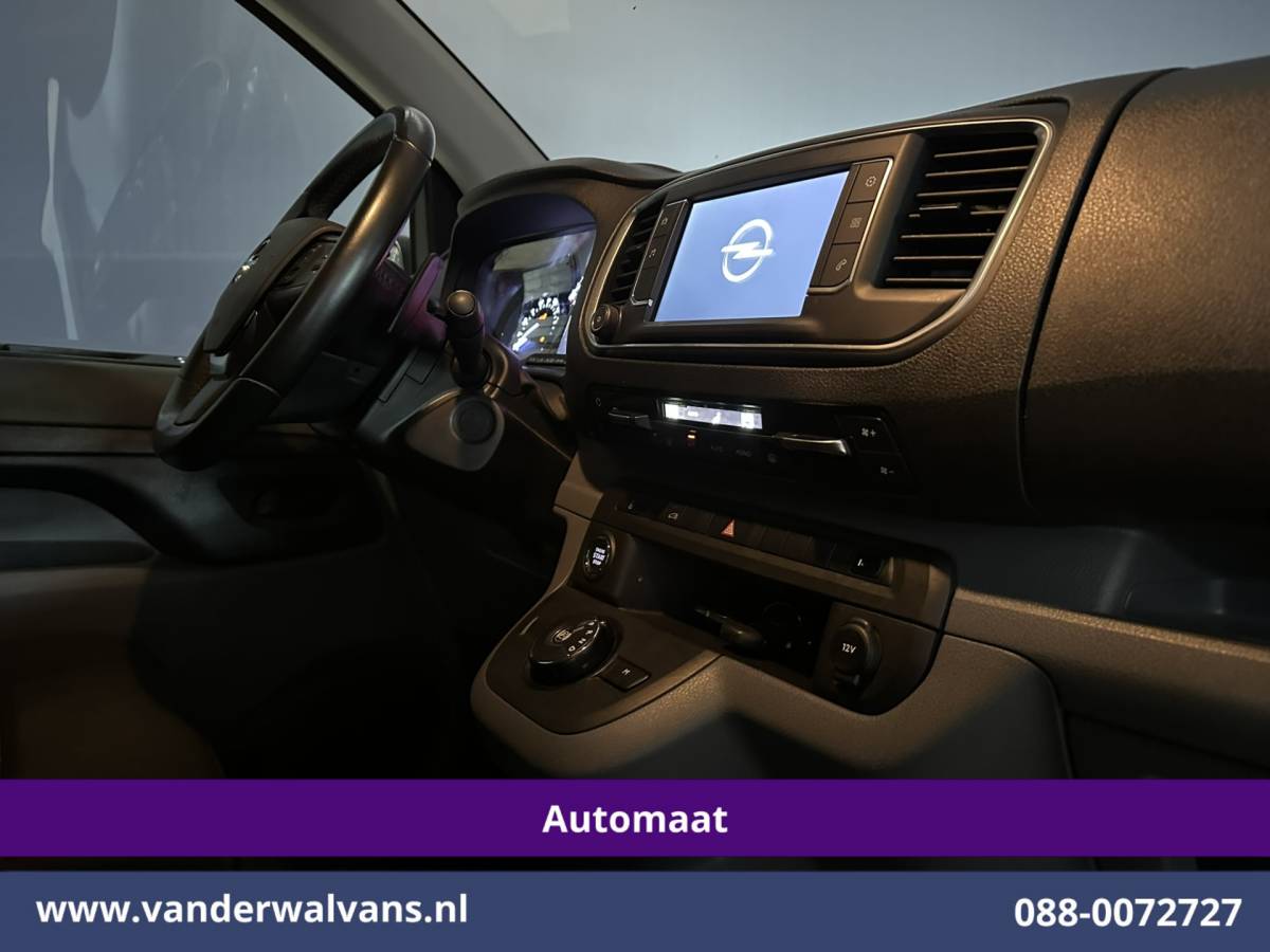 Opel Vivaro Opel Vivaro 2.0 CDTI 177pk Automaat L2H1 Euro6 Airco | Camera | Apple Carplay | Cruisecontrol Android Auto, Parkeersensoren, Bijrijdersbank